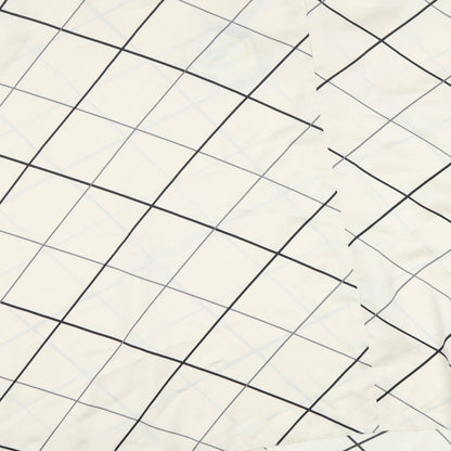 Primark Womens Beige Check Polyester A-Line Skirt Size 14