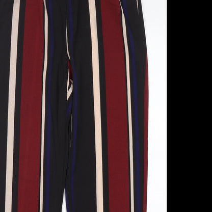 Womens UK Size L Shein Regular Fit  Multicoloured Trousers