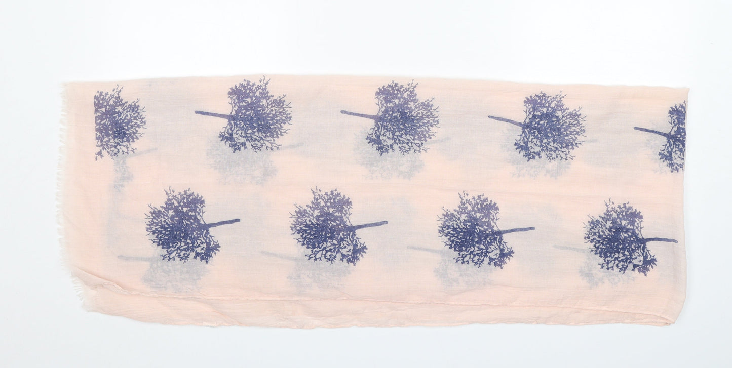 Preworn Womens Pink Floral Viscose  Shawl/Wrap