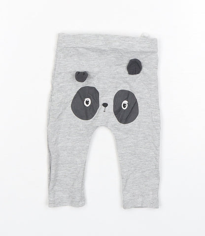 Matalan Boys Grey  Cotton Sweatpants Trousers Size 0-3 Months