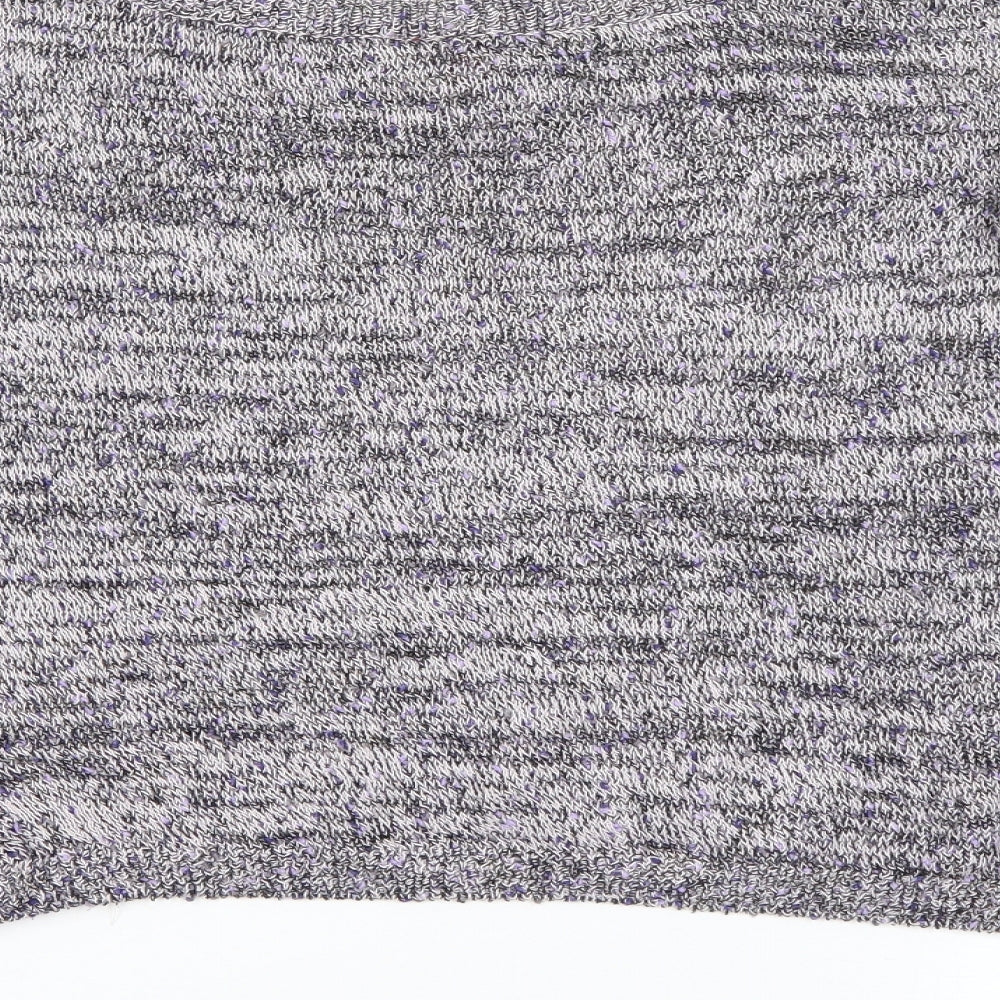 Womens UK Size 6 H&M Purple Pullover Jumper