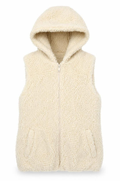 Womens UK Size 4 Primark White Gilet