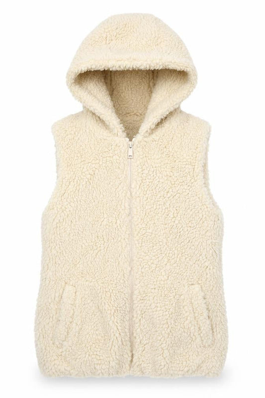 Womens UK Size 4 Primark White Gilet