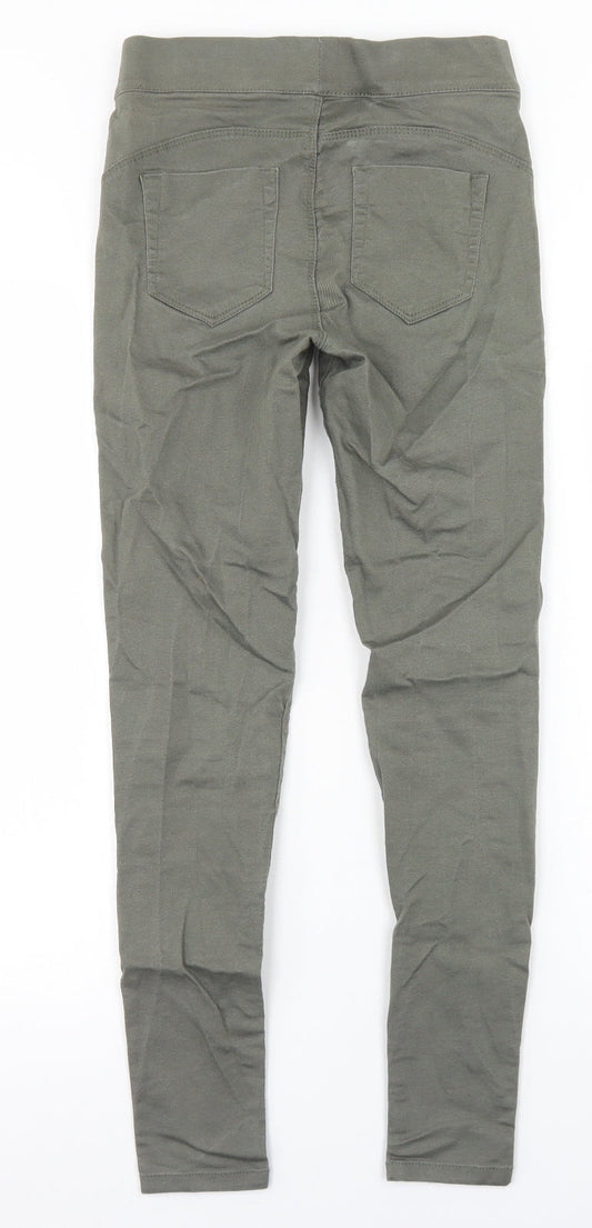 Denim Co Womens Green  Cotton Jegging Jeans Size 8 L27 in Regular