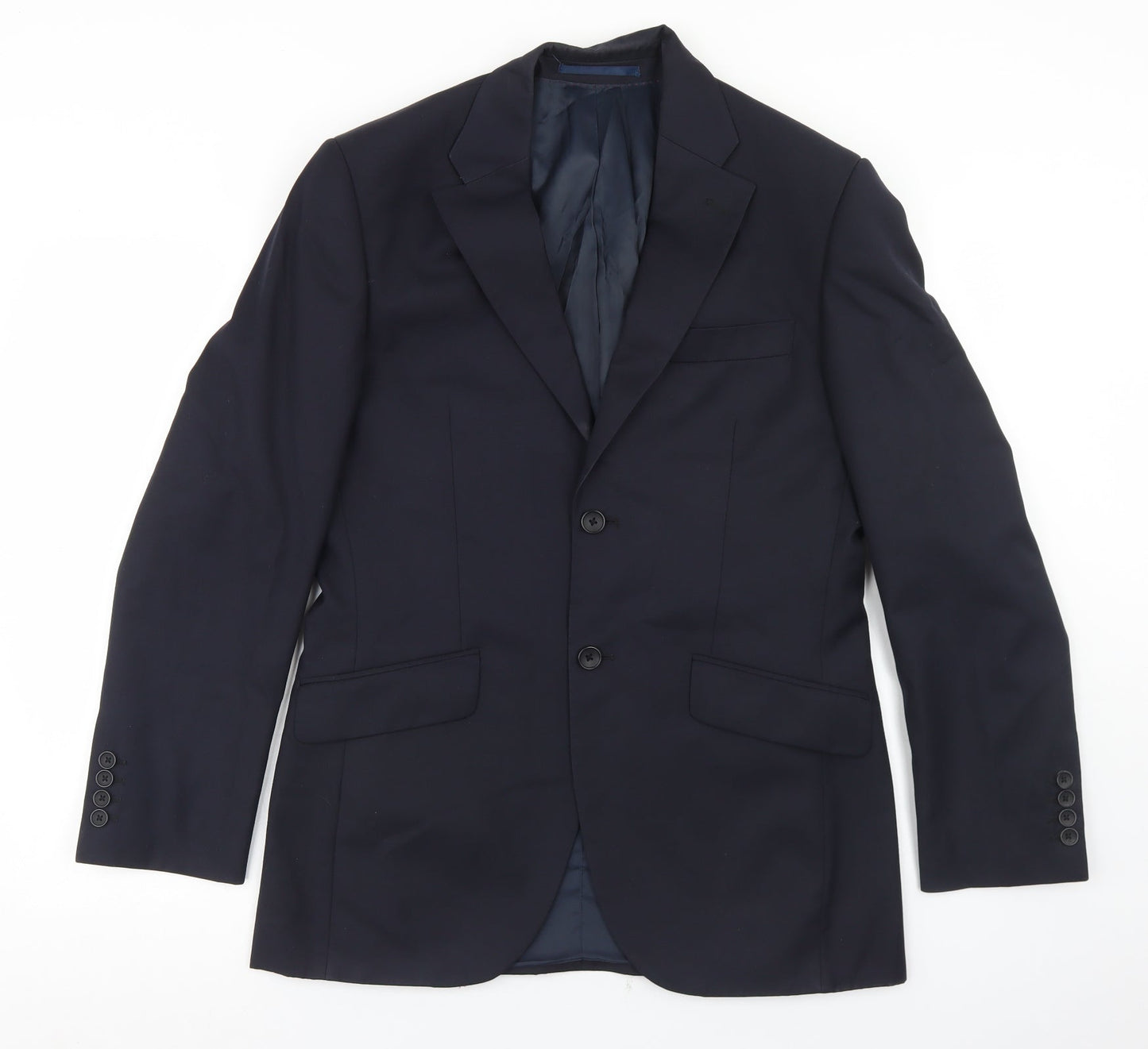 Mens UK Size 36 Howick Tailored Regular Blue Suit Jacket