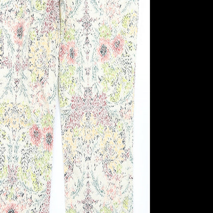 Womens UK Size 34 in Zara Regular Fit Dress Pants Multicoloured Trousers
