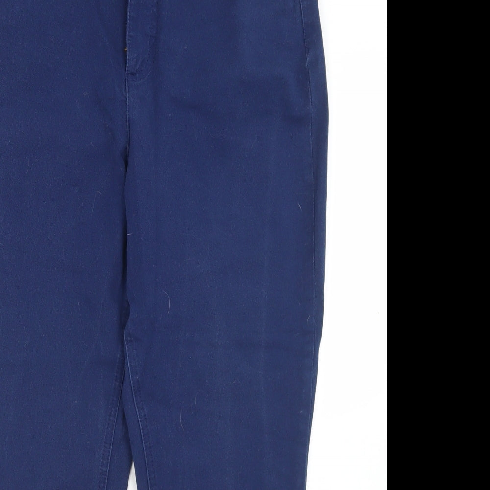 RWL Womens Blue  Cotton Straight Jeans Size 30 in L25 in Regular Button