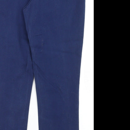 RWL Womens Blue  Cotton Straight Jeans Size 30 in L25 in Regular Button