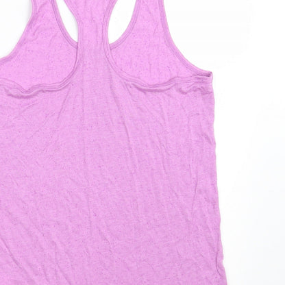 F&F Womens Purple  Viscose Vest Sweatshirt Size S   - Activewear