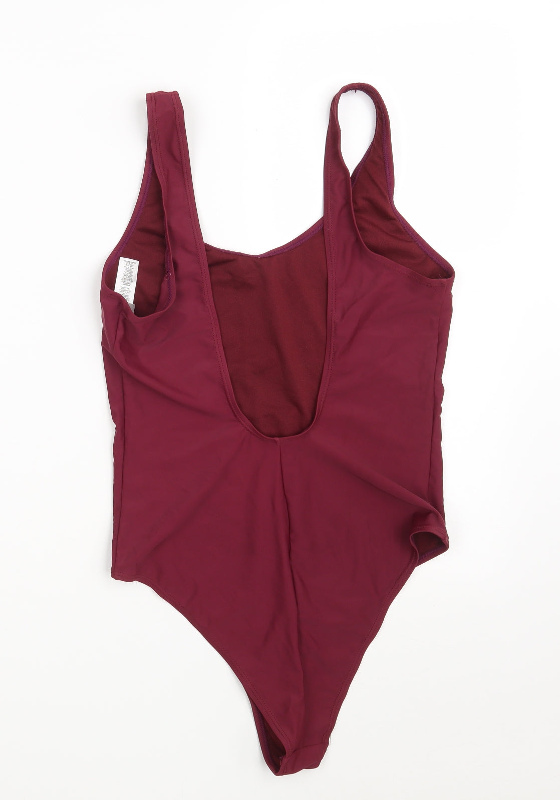 Primark Womens Red  Polyamide Bodysuit One-Piece Size 12   - Miami Beach