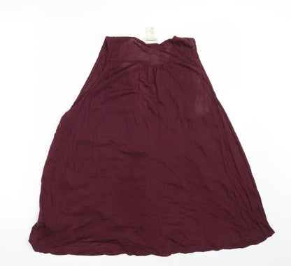 Womens UK Size M H&M Purple Basic Blouse