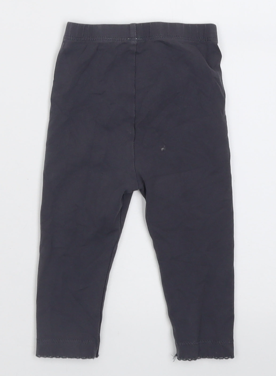 George Girls Grey  Cotton Capri Trousers Size 6-9 Months  Pullover