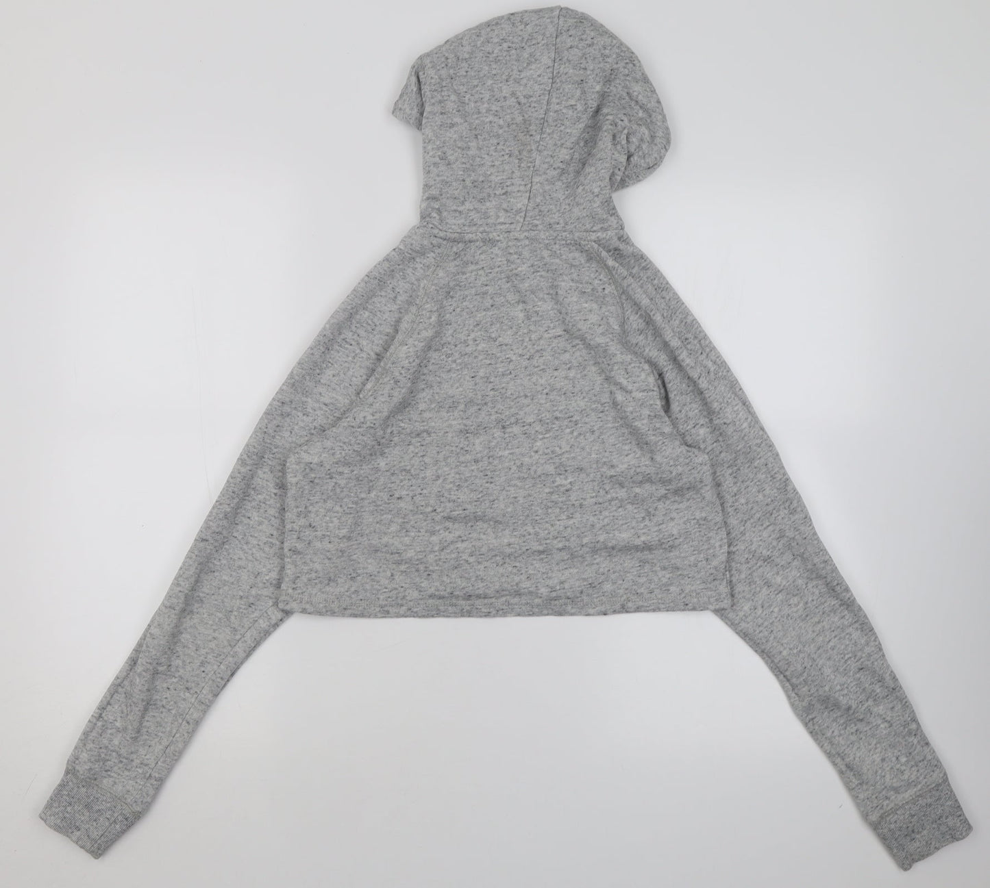 H&M Womens Grey  Cotton Pullover Hoodie Size XS  Pullover