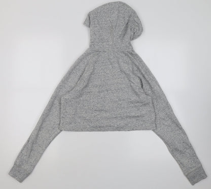 H&M Womens Grey  Cotton Pullover Hoodie Size XS  Pullover