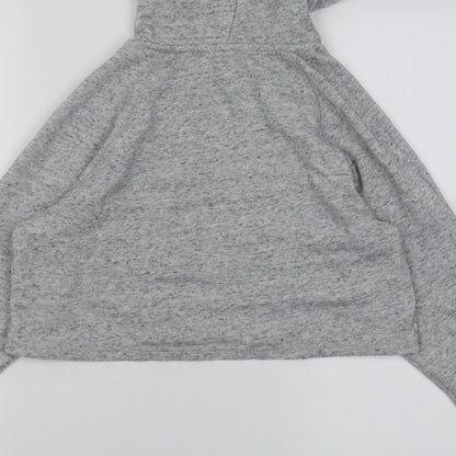 H&M Womens Grey  Cotton Pullover Hoodie Size XS  Pullover
