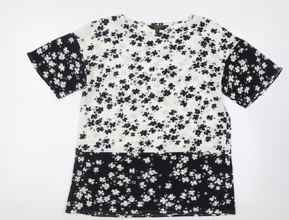 Womens UK Size 10 Lipsy White Basic Blouse