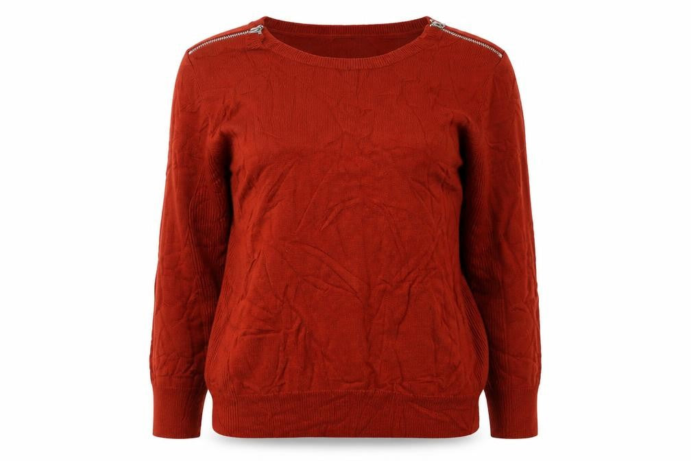Womens UK Size 14 Red Herring Brown Pullover Jumper