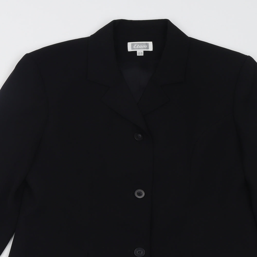 Womens UK Size 14 Etam Black Jacket