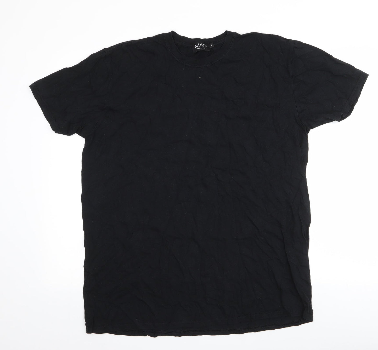 Mens UK Size M Boohoo Black  T-Shirt