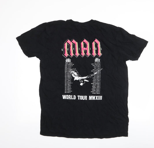 Mens UK Size M Boohoo Black  T-Shirt
