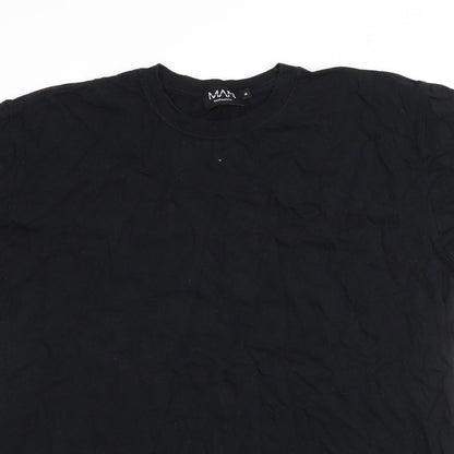Mens UK Size M Boohoo Black  T-Shirt