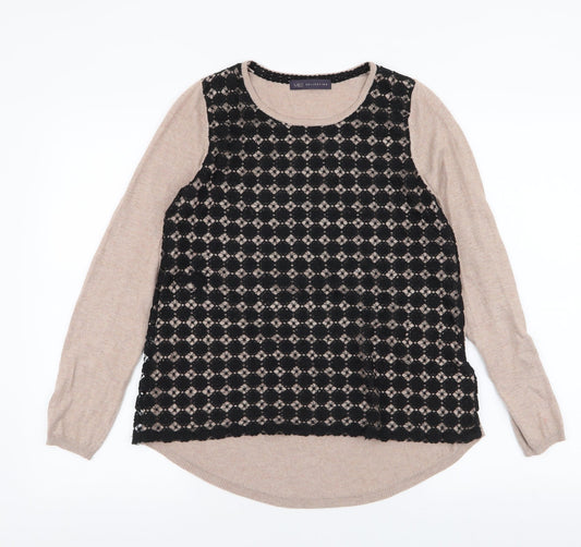 Womens UK Size 8 Marks and Spencer Brown Pullover Jumper