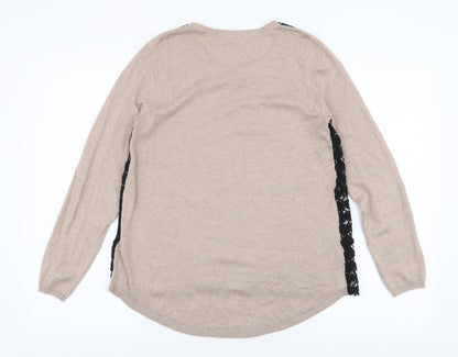 Womens UK Size 8 Marks and Spencer Brown Pullover Jumper