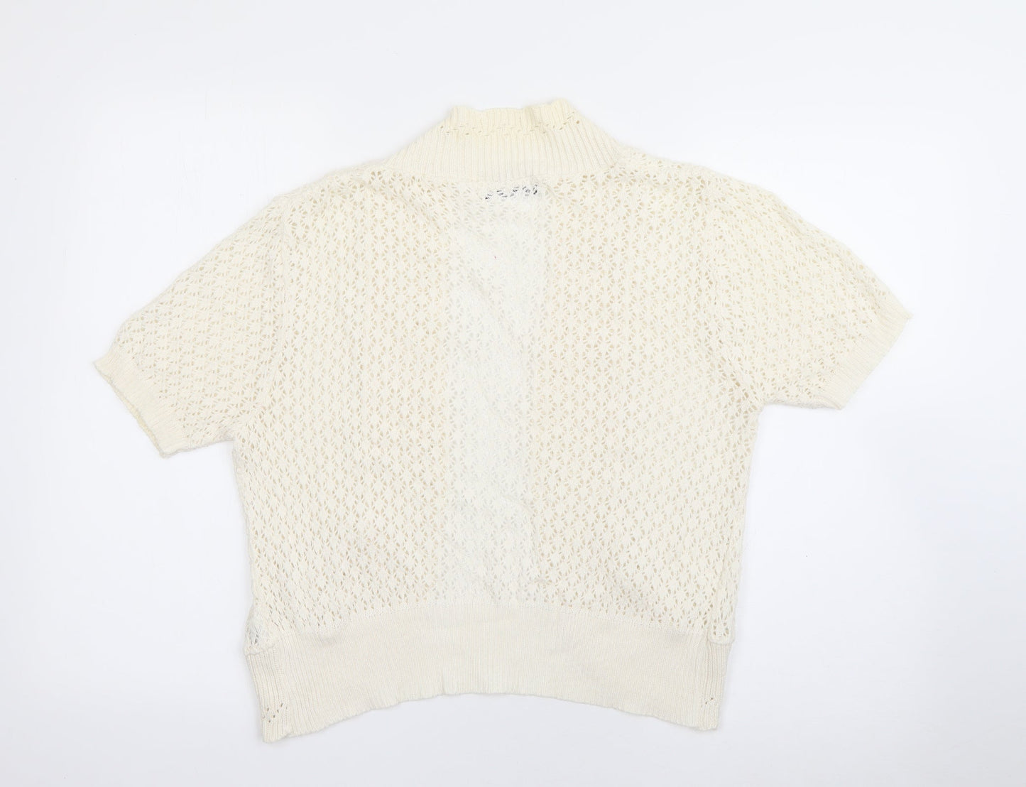 Womens UK Size M ME Ivory Cardigan Jumper