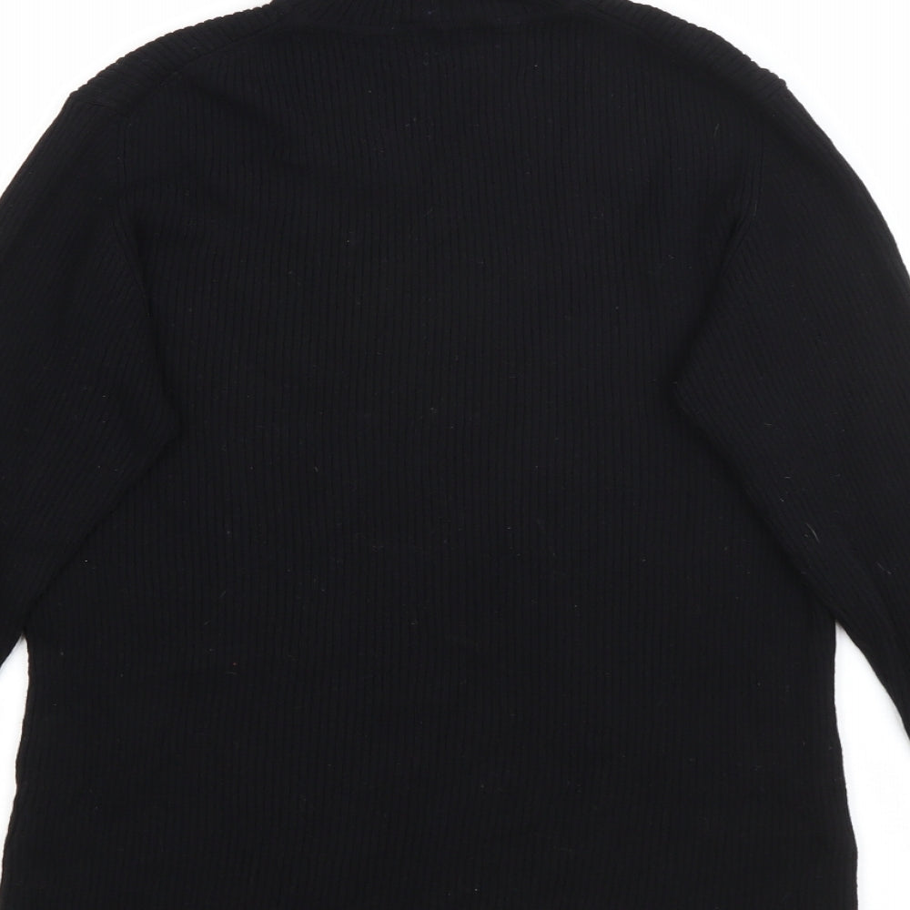 Womens UK Size M Linea Black Pullover Jumper