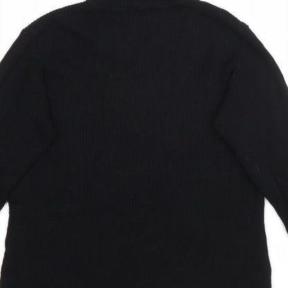 Womens UK Size M Linea Black Pullover Jumper