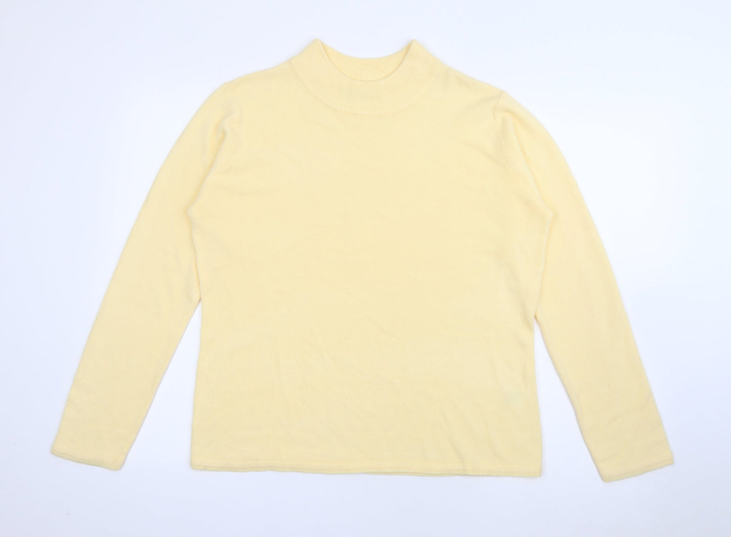 Womens UK Size M Bonmarché Yellow Pullover Jumper