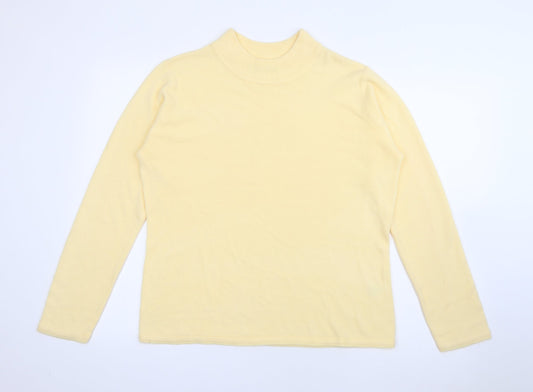 Womens UK Size M Bonmarché Yellow Pullover Jumper