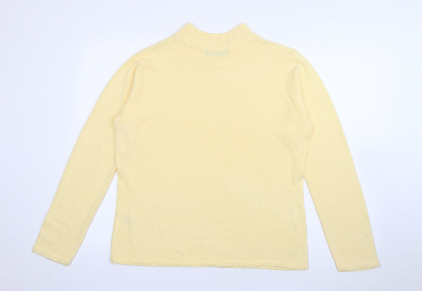 Womens UK Size M Bonmarché Yellow Pullover Jumper