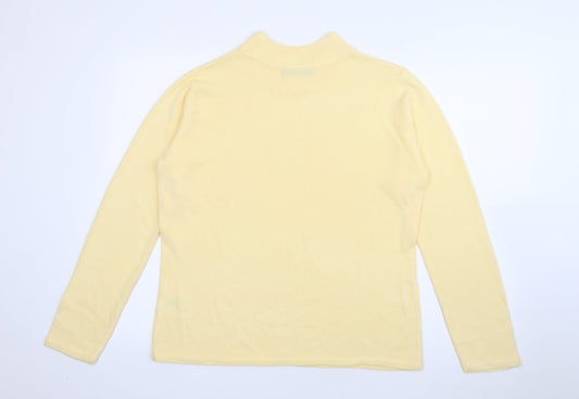 Womens UK Size M Bonmarché Yellow Pullover Jumper