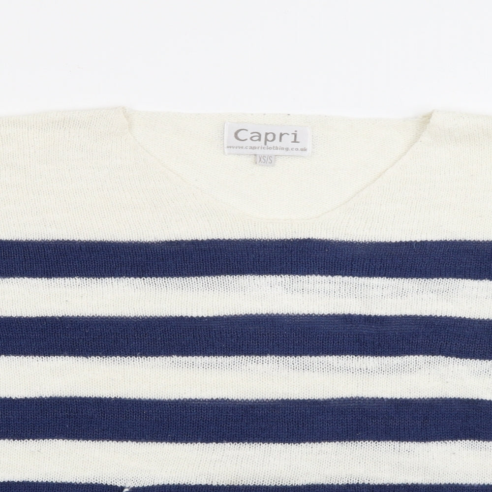 Womens UK Size XS Capri Blue  Jumper