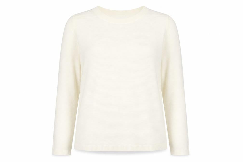 Womens UK Size 14 Marks and Spencer Ivory Pullover Jumper