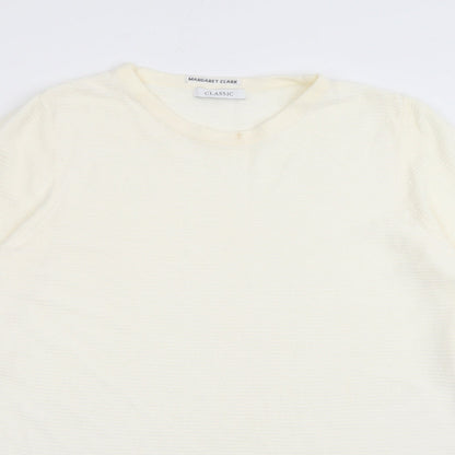 Womens UK Size 14 Marks and Spencer Ivory Pullover Jumper