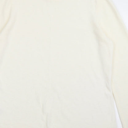 Womens UK Size 14 Marks and Spencer Ivory Pullover Jumper