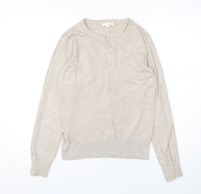 Womens UK Size XS H&M Beige Pullover Jumper
