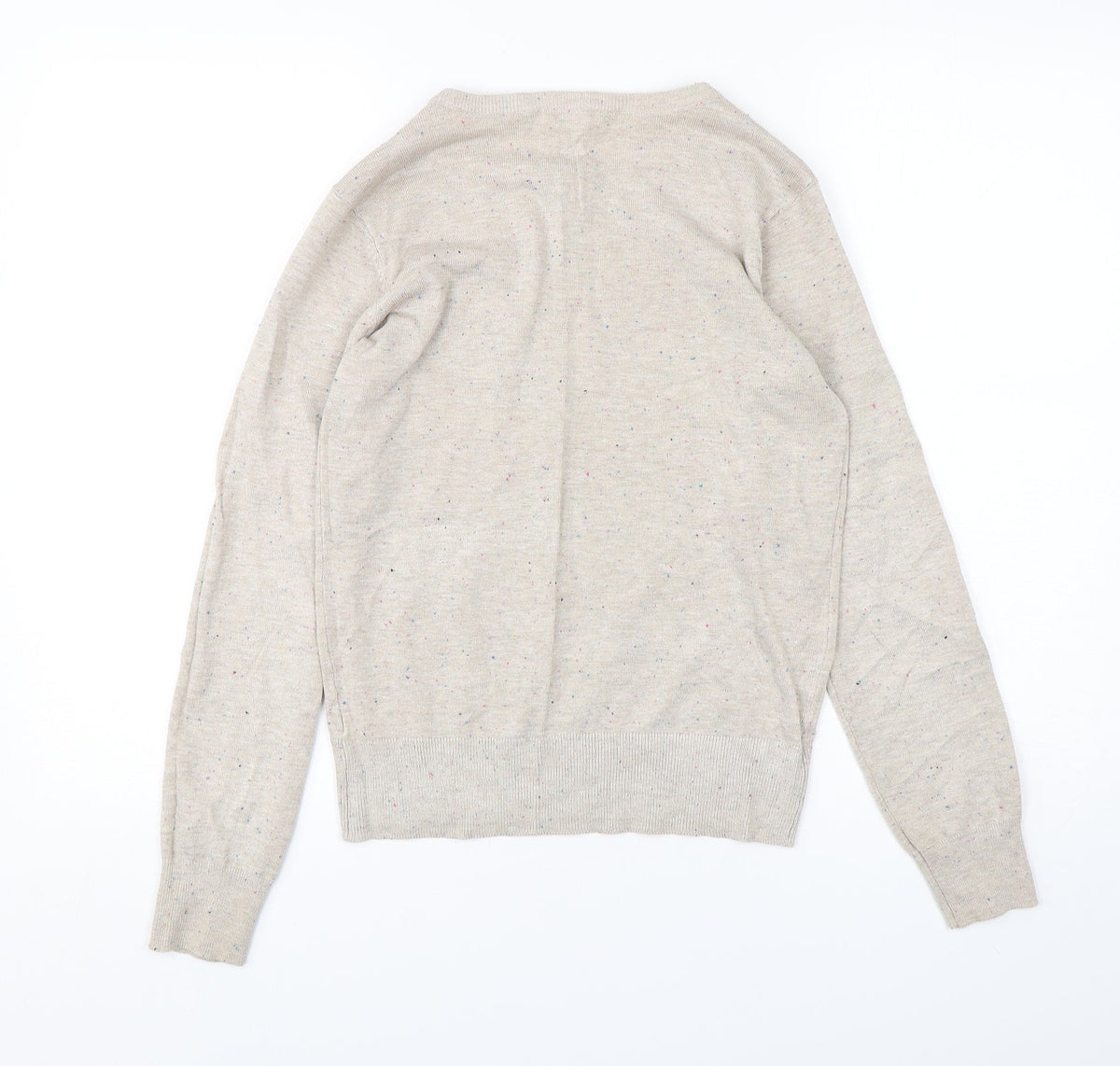 Womens UK Size XS H&M Beige Pullover Jumper