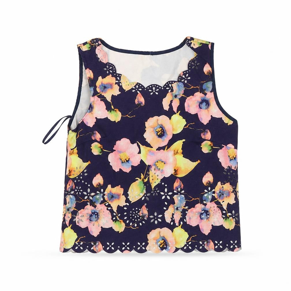 Womens UK Size 8 Quiz Multicoloured Basic Tank