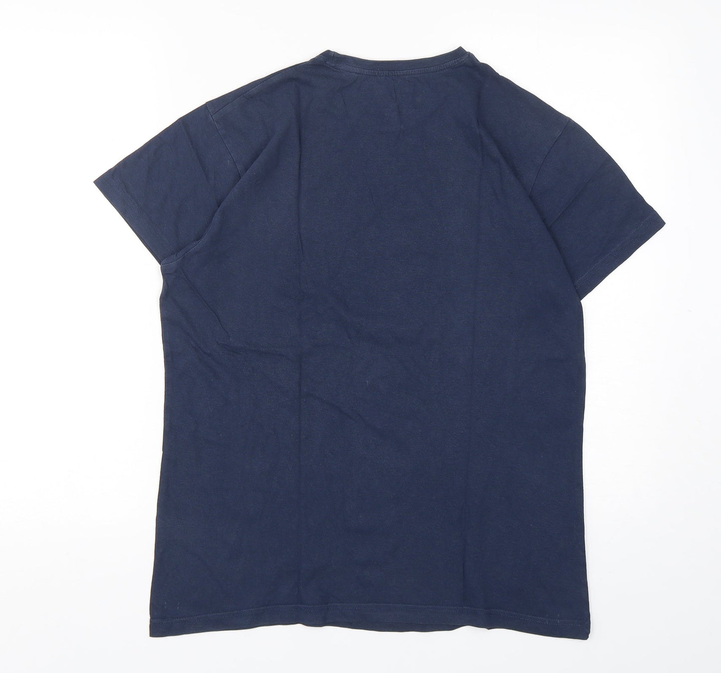 Mens UK Size S Cedar Wood State Blue  T-Shirt