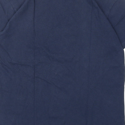 Mens UK Size S Cedar Wood State Blue  T-Shirt