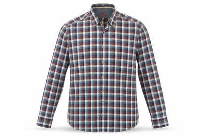 Mens UK Size XL Colours & Sons Multicoloured  Button-Up Long Sleeve Casual Shirt