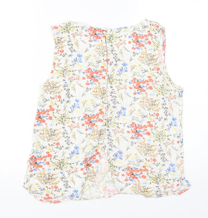 Womens UK Size S Tom Tailor Multicoloured Basic Tank