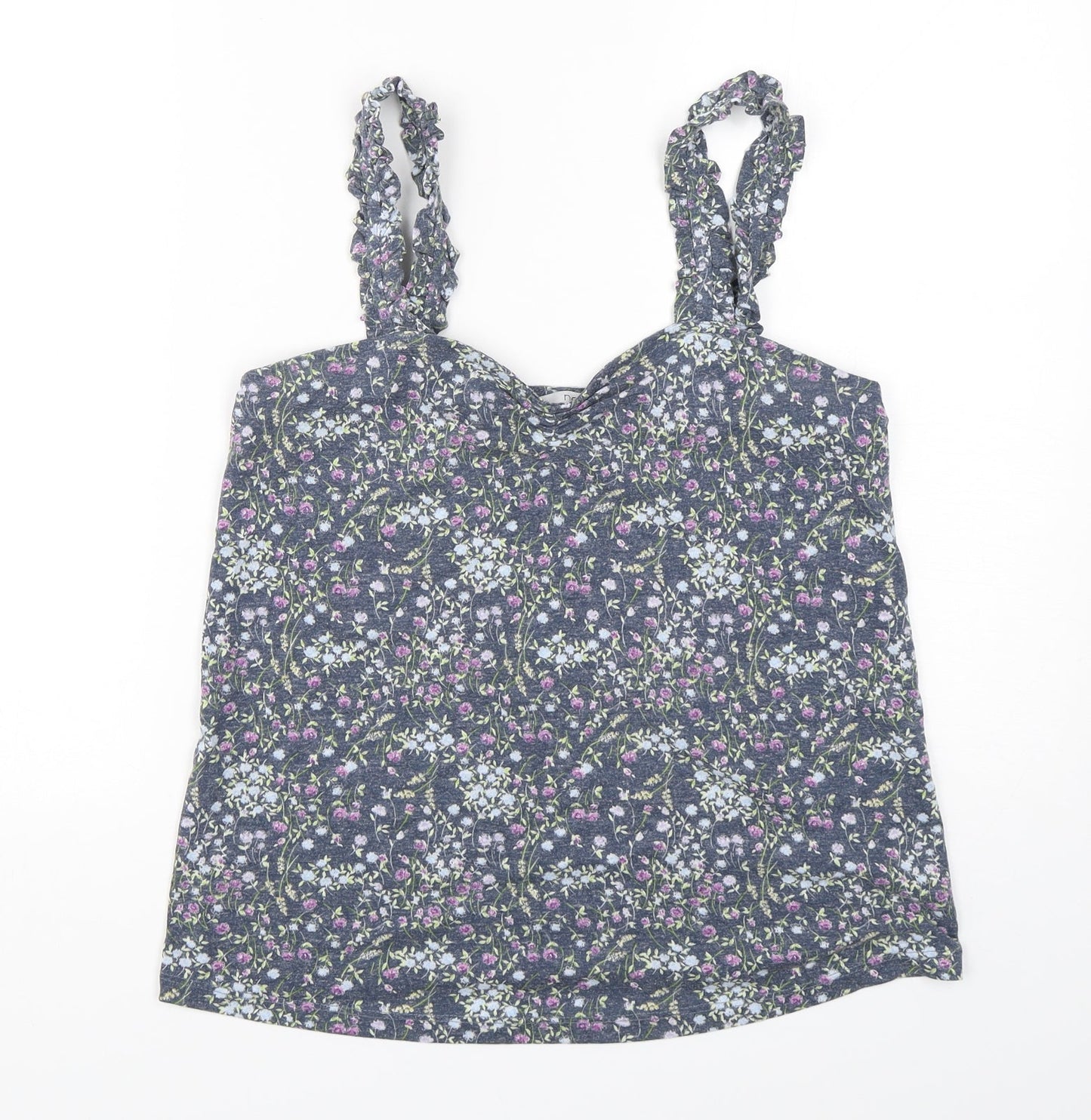 NEXT Womens Multicoloured Floral Polyester Camisole Tank Size 8 V-Neck