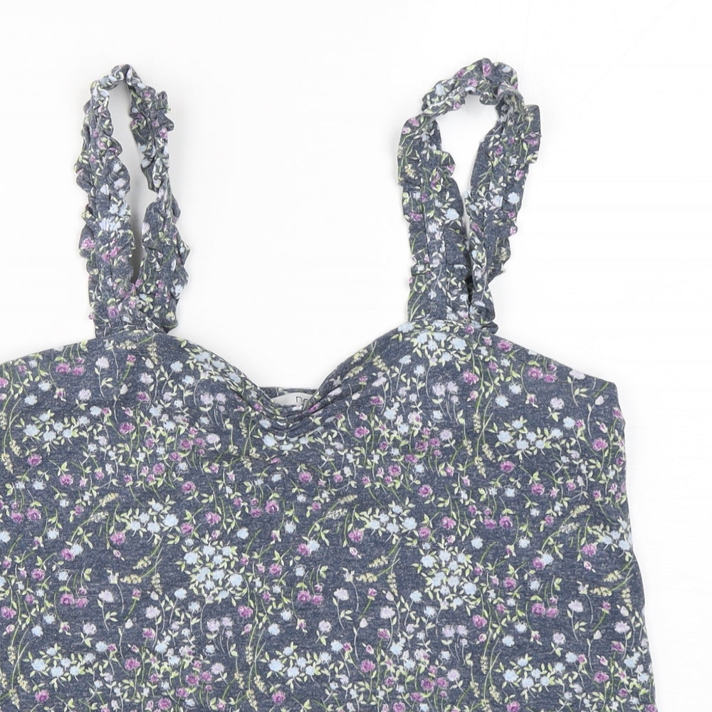 NEXT Womens Multicoloured Floral Polyester Camisole Tank Size 8 V-Neck