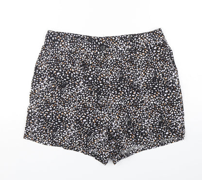 NEXT Womens Multicoloured Animal Print Viscose Sailor Shorts Size 10 L5 in Regular