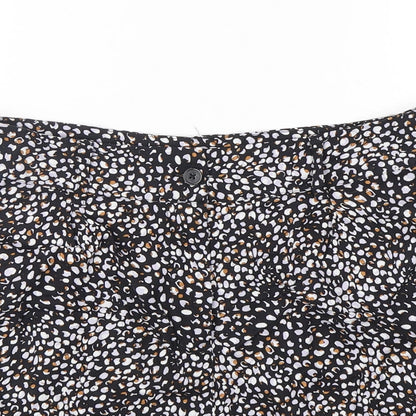 NEXT Womens Multicoloured Animal Print Viscose Sailor Shorts Size 10 L5 in Regular