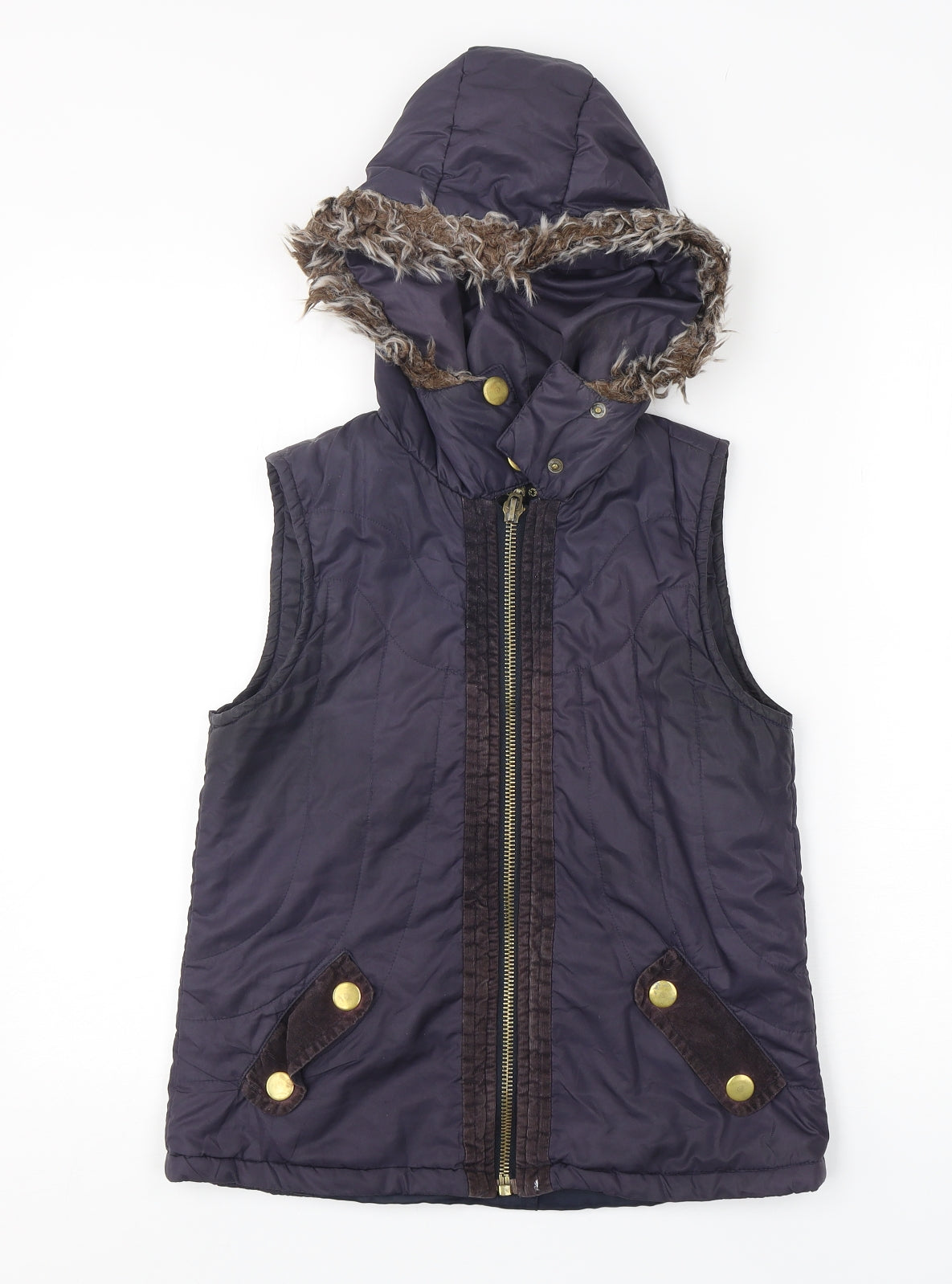 Womens UK Size 8 MODO Blue Gilet